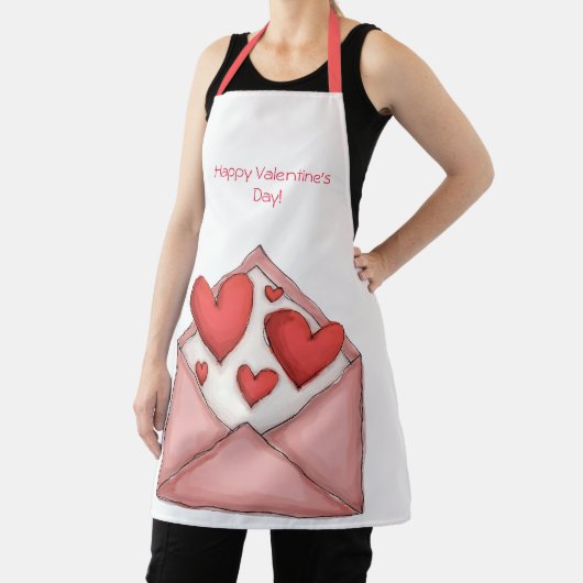 TABLIER HEUREUSE SAINTE-VALENTIN ! (Insitu)