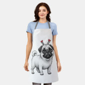 TABLIER HEUREUSE SAINTE-VALENTIN ! (Porté)