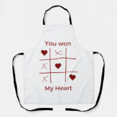 Tablier Heureuse Sainte-Valentin 2024 Idées - Vous avez ga (Recto)