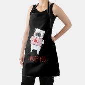 Tablier Heureuse Sainte-Valentin - Drôle Chien Valentine C (Insitu)