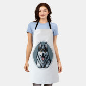 Tablier heureux Alaskien Malamute Puppy (Porté)