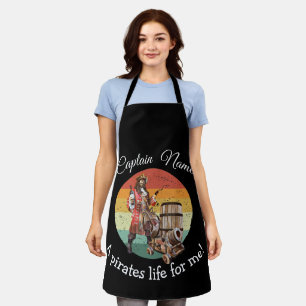 Tablier heureux Capitaine Pirate Party Apron