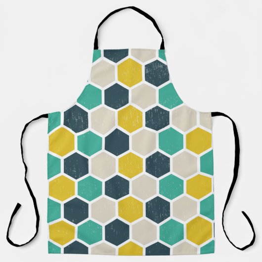 Tablier Hexagonal géométrique (Recto)