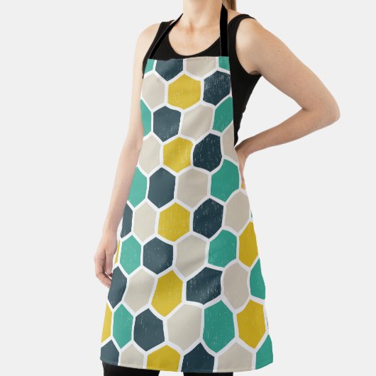 Tablier Hexagonal géométrique (Insitu)