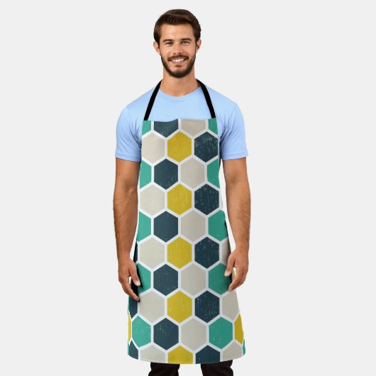 Tablier Hexagonal géométrique (Porté)