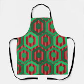 Tablier Hexagones de Noël (Recto)