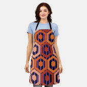 Tablier Hexagons d'Halloween (Porté)