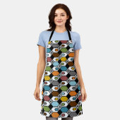 Tablier Hexagons et Starbursts Apron (Porté)