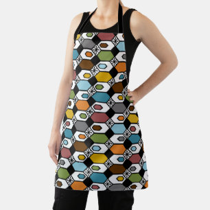 Tablier Hexagons et Starbursts Apron