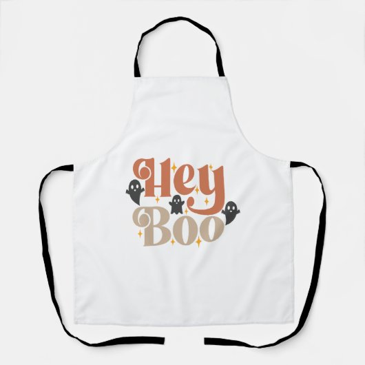 Tablier Hey Boo Boho Halloween Hey Boo Ghost (Recto)