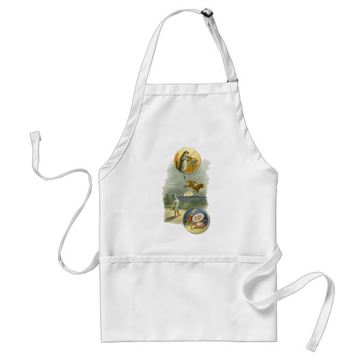 Tablier Hey Diddle comptine vintage de Mother Goose (Devant)