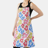Tablier Hibiscus Coloré, Motif De Fleurs (Insitu)