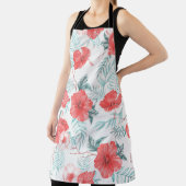 Tablier Hibiscus Tropical Palm Imprimer sans fil (Insitu)