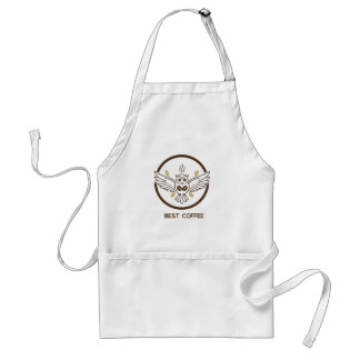 Tablier Hibou Café