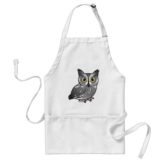 Tablier Hibou de cri strident occidental (Devant)