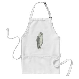 Tablier Hibou de grange personnalisable