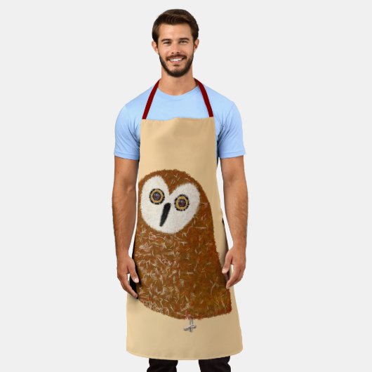 Tablier Hibou des scieries moderne mignon (Porté)