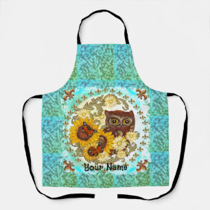Tablier Hibou Tournesol  