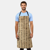 Tablier Hiéroglyphes égyptiens : Grunge Seamless Magic (Porté)