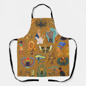 Tablier Hiéroglyphique égyptien ancien -Hiéroglyphie Motif (Recto)