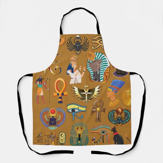 Tablier Hiéroglyphique égyptien ancien -Hiéroglyphie Motif (Recto)