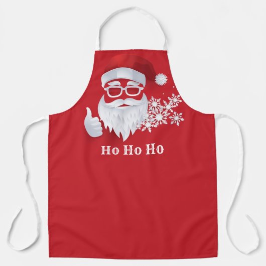 Tablier Hip Santa Claus Papercut Noël (Recto)