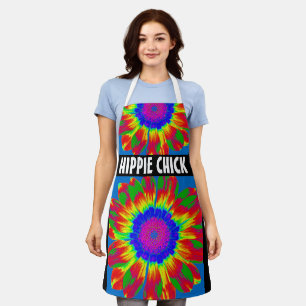 TABLIER HIPPIE CHICI TIE DYE KITCHEN APRON