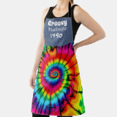 Tablier Hippie de l'année de naissance sur mesure sur tout (Insitu)