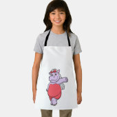 Tablier Hippo en mariée avec Voile & Bow (Insitu)