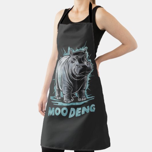 Tablier Hippo Radiant Moo Deng (Insitu)