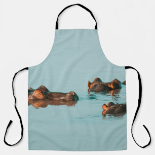 TABLIER HIPPOS REFROIDISSANT DANS LE BARRAGE