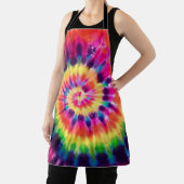 Tablier Hippy Peace Retro 60s Tie Dye (Insitu)