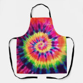 Tablier Hippy Peace Retro 60s Tie Dye (Recto)