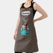 Tablier Hipster Deer Personnalisé (Insitu)