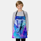 Tablier Hipster Elephant Nebula Space (Porté)