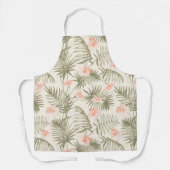 Tablier Hisbiscus Tropical Palm Tree Motif (Recto)