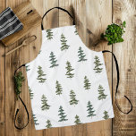 Tablier Hiver branché | Motif d'arbre de Noël<br><div class="desc">Hiver branché | Motif d'arbre de Noël</div>