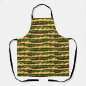 Tablier Hoagie Sandwich All-Over Print Apron (Recto)