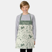 Tablier HOGWARTS™ Herbologie Motif magique (Porté)