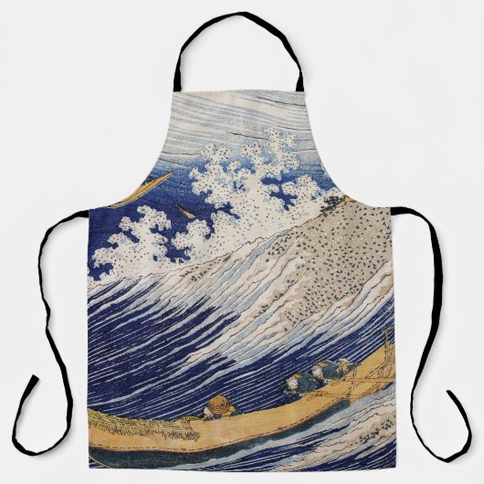 Tablier Hokusai Ocean Waves Sea Boats (Recto)