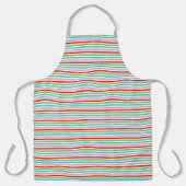 Tablier Holiday Stripe | Christmas Cute Candy Scandinavian (Recto)