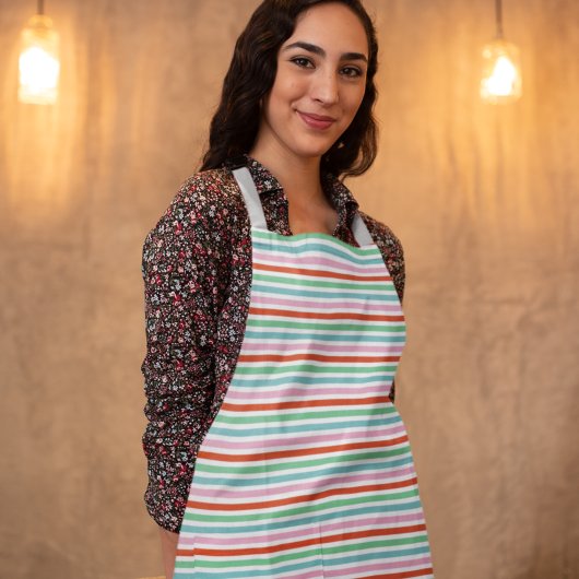 Tablier Holiday Stripe | Christmas Cute Candy Scandinavian