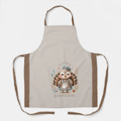 Tablier Holiday Turquie Ajouter un texte personnalisé (Recto)