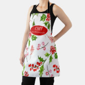 Tablier Holly Berries Succursales Holiday Apron (Insitu)
