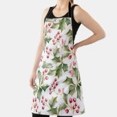Tablier Holly Berry Christmas Apron (Insitu)