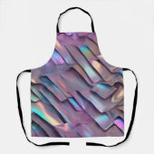 Tablier Holographie abstraite/iridescente futuriste (Recto)