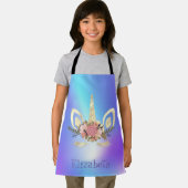 Tablier Holographie de visage Unicorne personnalisée (Insitu)