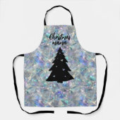 Tablier Holographique Opal Pierre Arrière - plan Noël Mama (Recto)