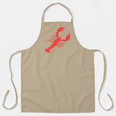 Tablier homard rouge (Recto)