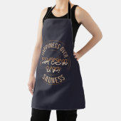TABLIER HOME/KITCHEN CHOOSE HAPPY CHEER UP APRON  (Insitu)